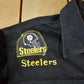 Vintage 1990s Pittsburgh Steelers NFL Denim Jean Trucker Jacket Men's Large from propervintagecanada