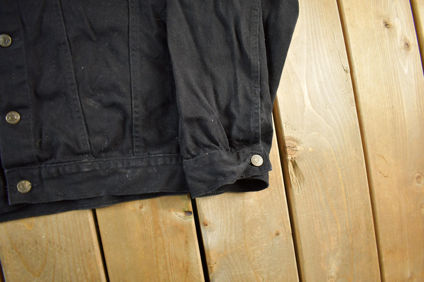 Vintage 1990s Pittsburgh Steelers NFL Denim Jean Trucker Jacket Men's Large from propervintagecanada