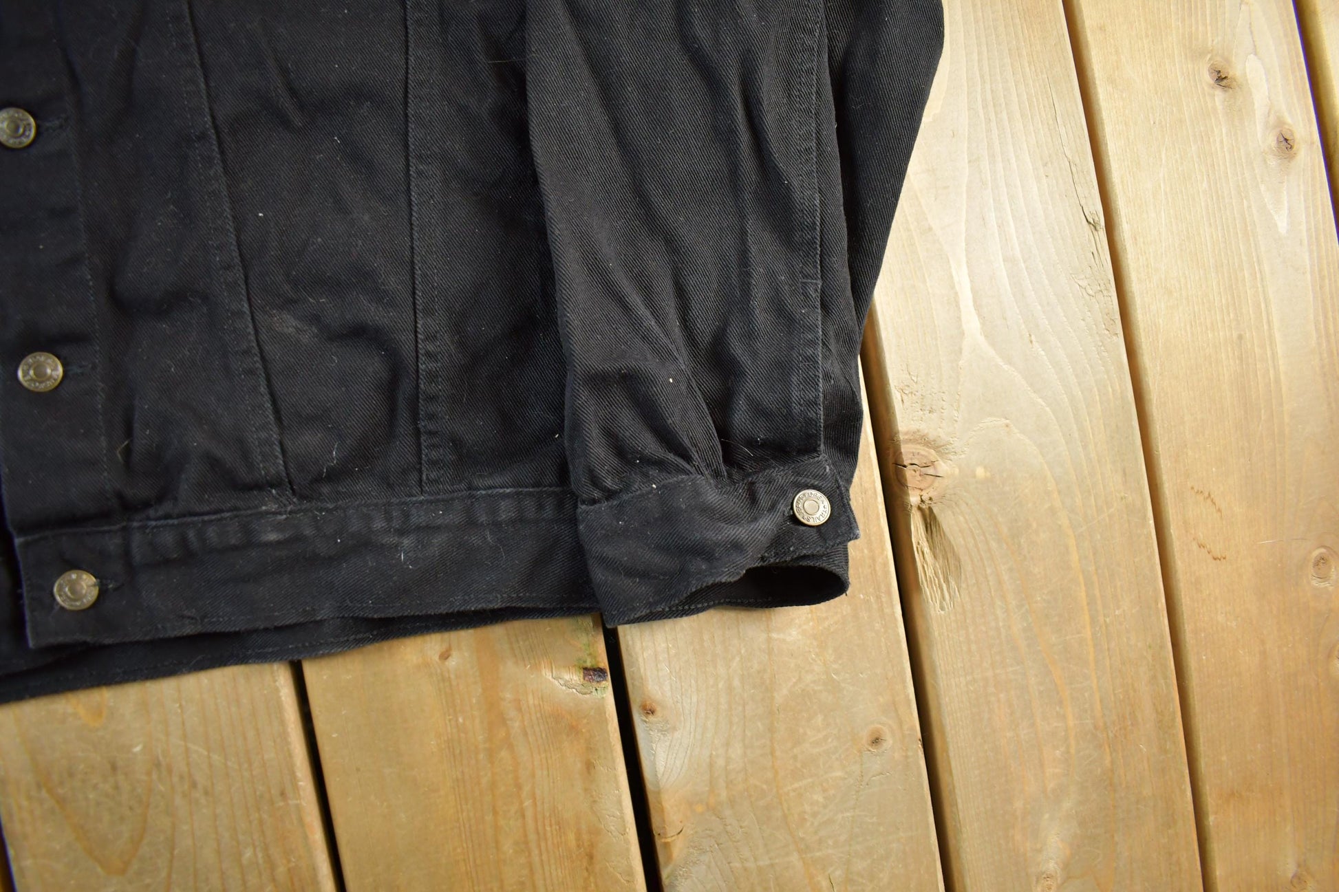 Vintage 1990s Pittsburgh Steelers NFL Denim Jean Trucker Jacket Men's Large from propervintagecanada