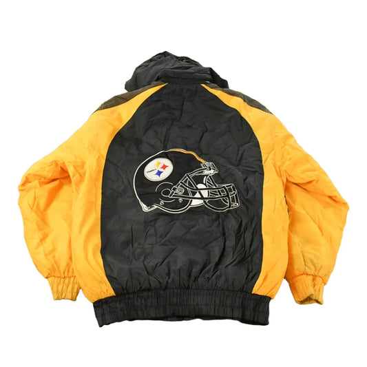 Vintage 1990s Pittsburgh Steelers NFL Logo Athletic Team Jacket Men's Small from propervintagecanada