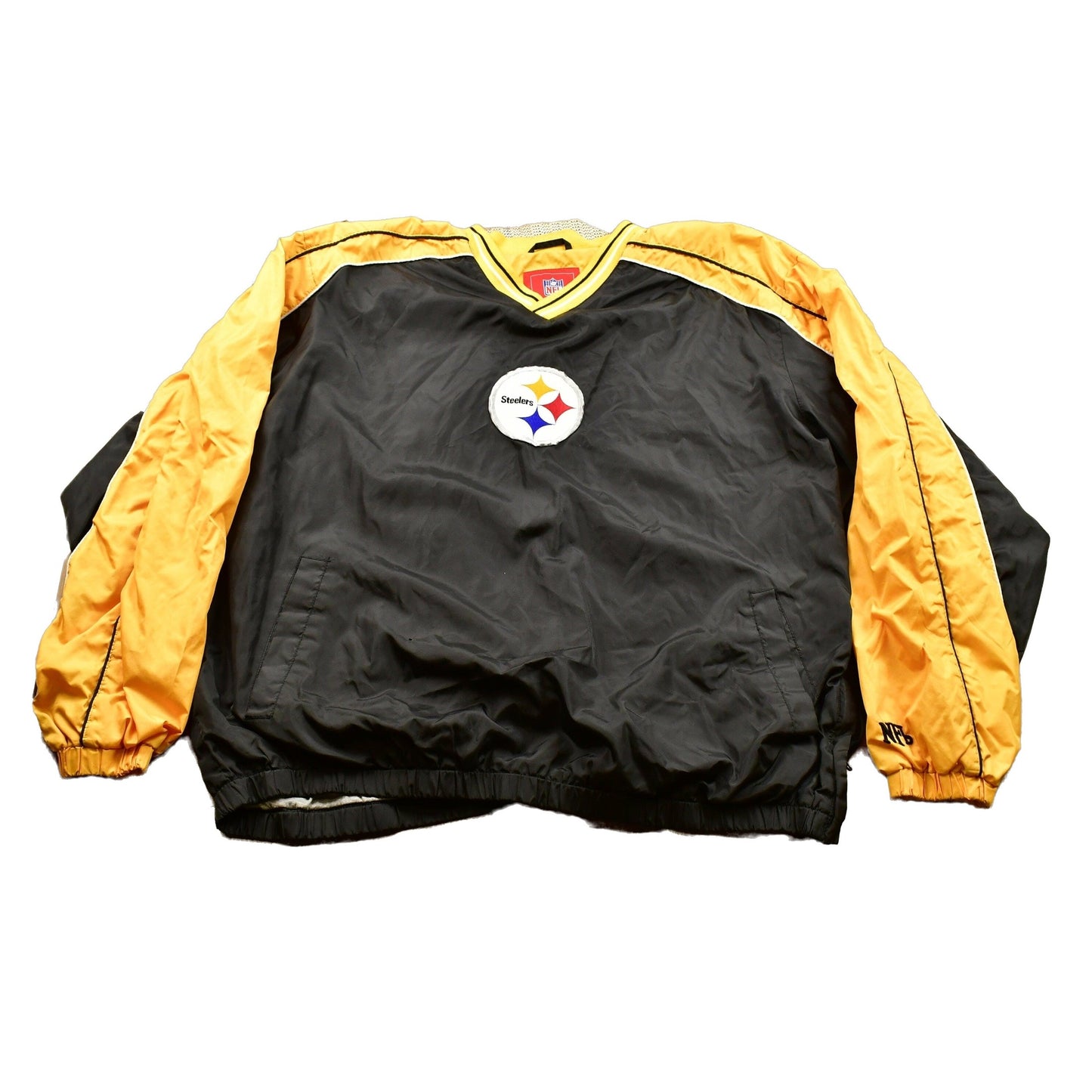 Vintage 1990s Pittsburgh Steelers NFL Pullover Windbreaker Men's XL from propervintagecanada