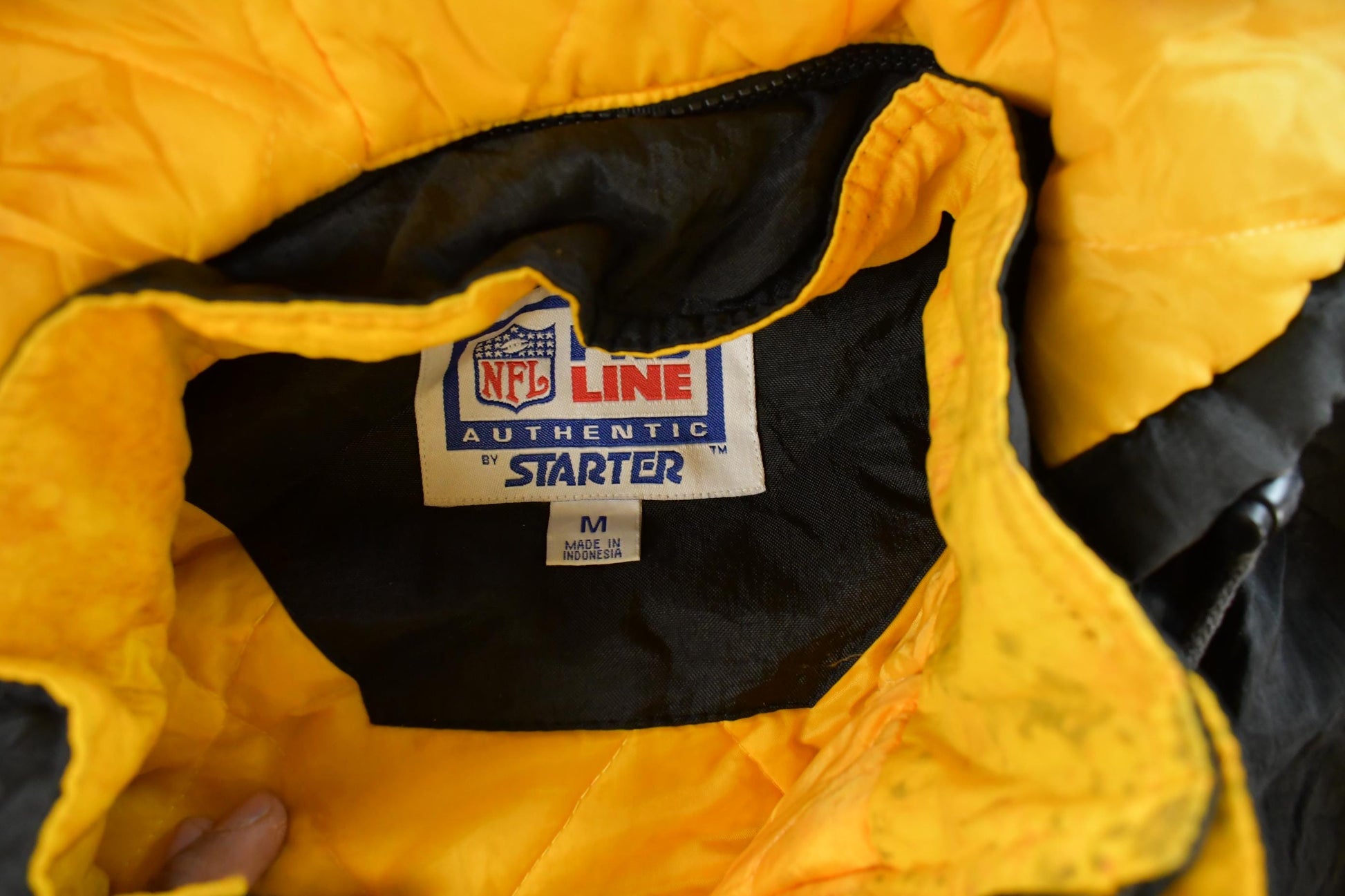 Vintage 1990s Pittsburgh Steelers Starter NFL Anorak Jacket Men's Medium from propervintagecanada