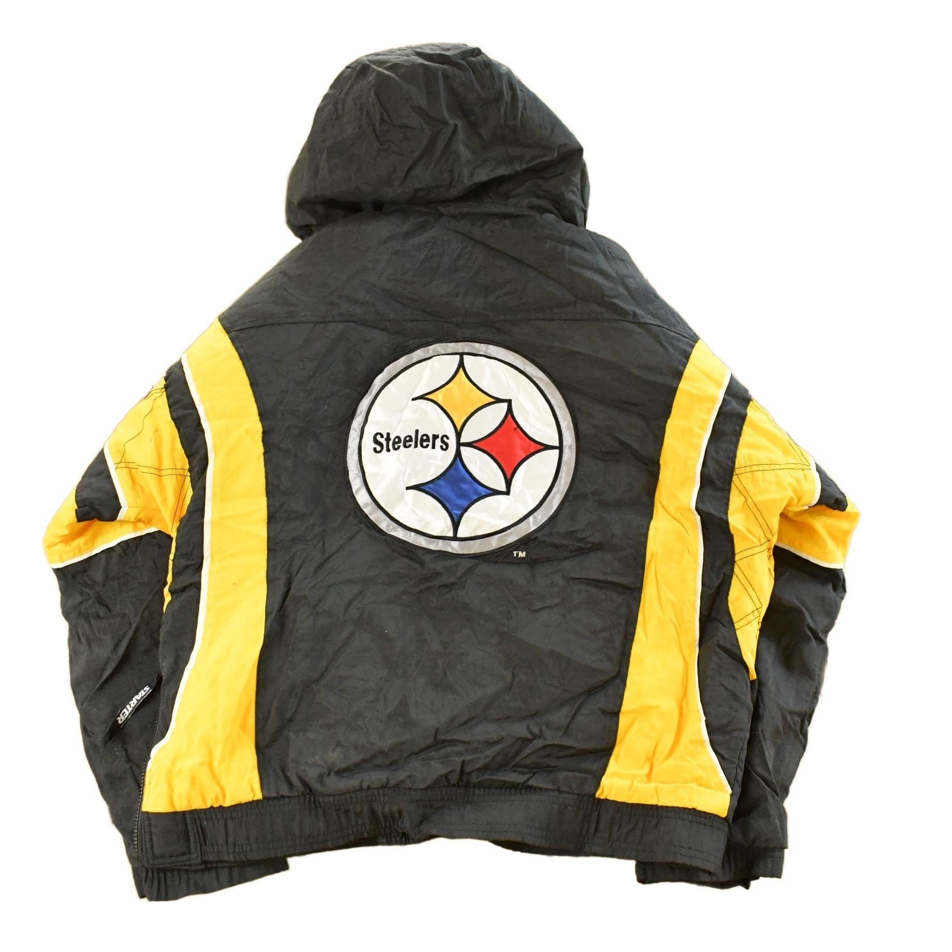 Vintage 1990s Pittsburgh Steelers Starter NFL Anorak Jacket Men's Medium from propervintagecanada