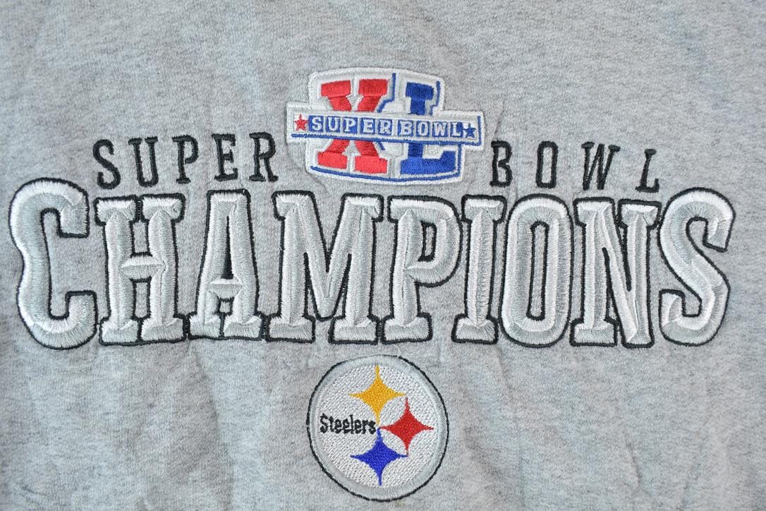 Vintage 1990s Pittsburgh Steelers Superbowl Champions NFL Crewneck Sweatshirt Men's XL from propervintagecanada
