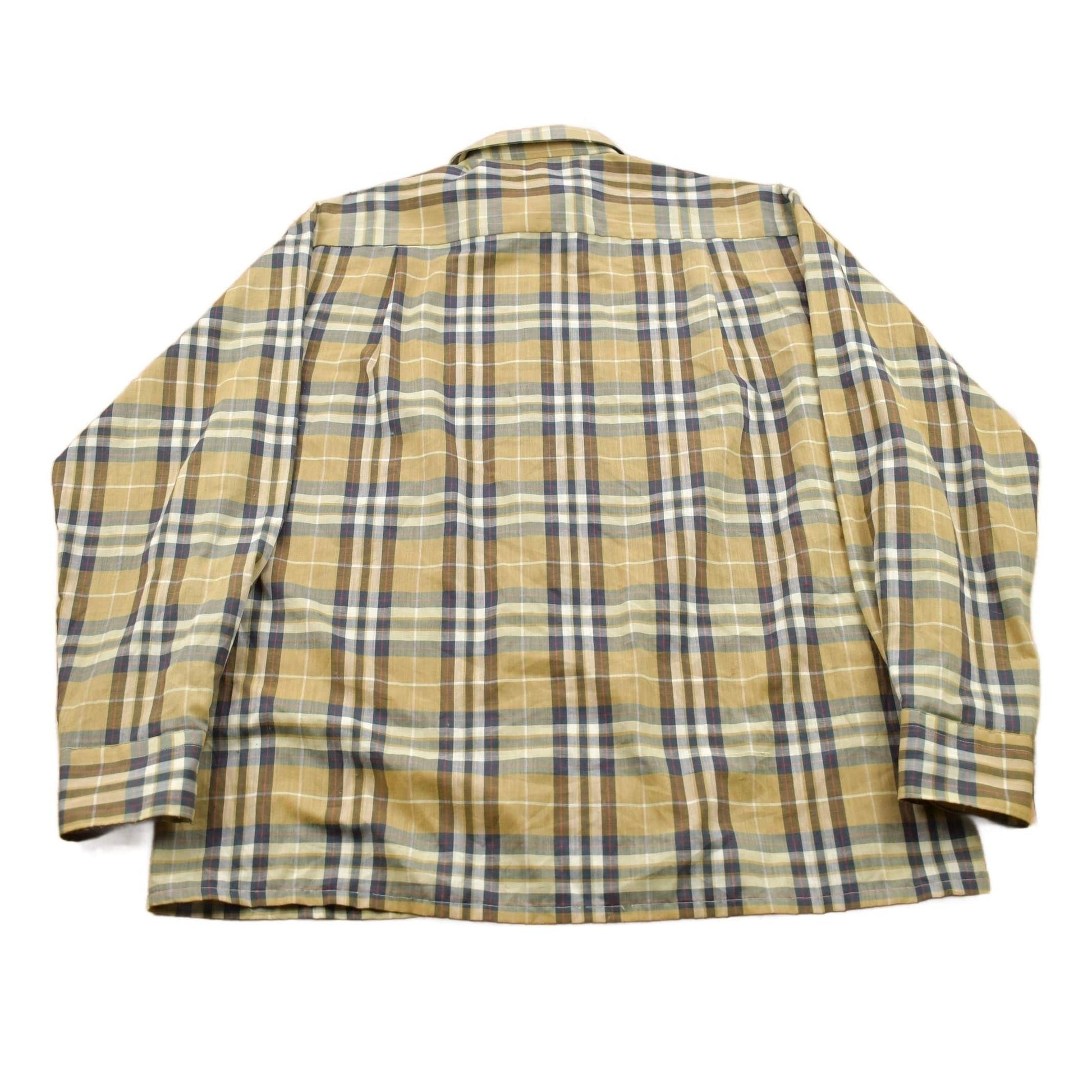 Vintage 1990s Plaid Button Up Shirt Men's Large from propervintagecanada
