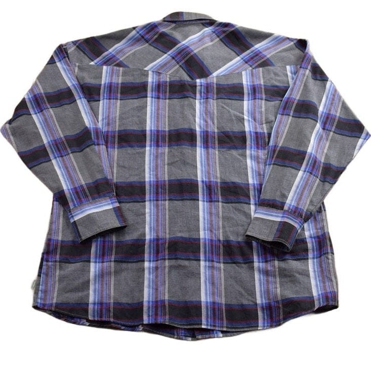 Vintage 1990s Plaid Flannel Button Up Shirt Men's Large from propervintagecanada