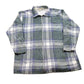 Vintage 1990s Plaid Flannel Zip Up Shirt from propervintagecanada