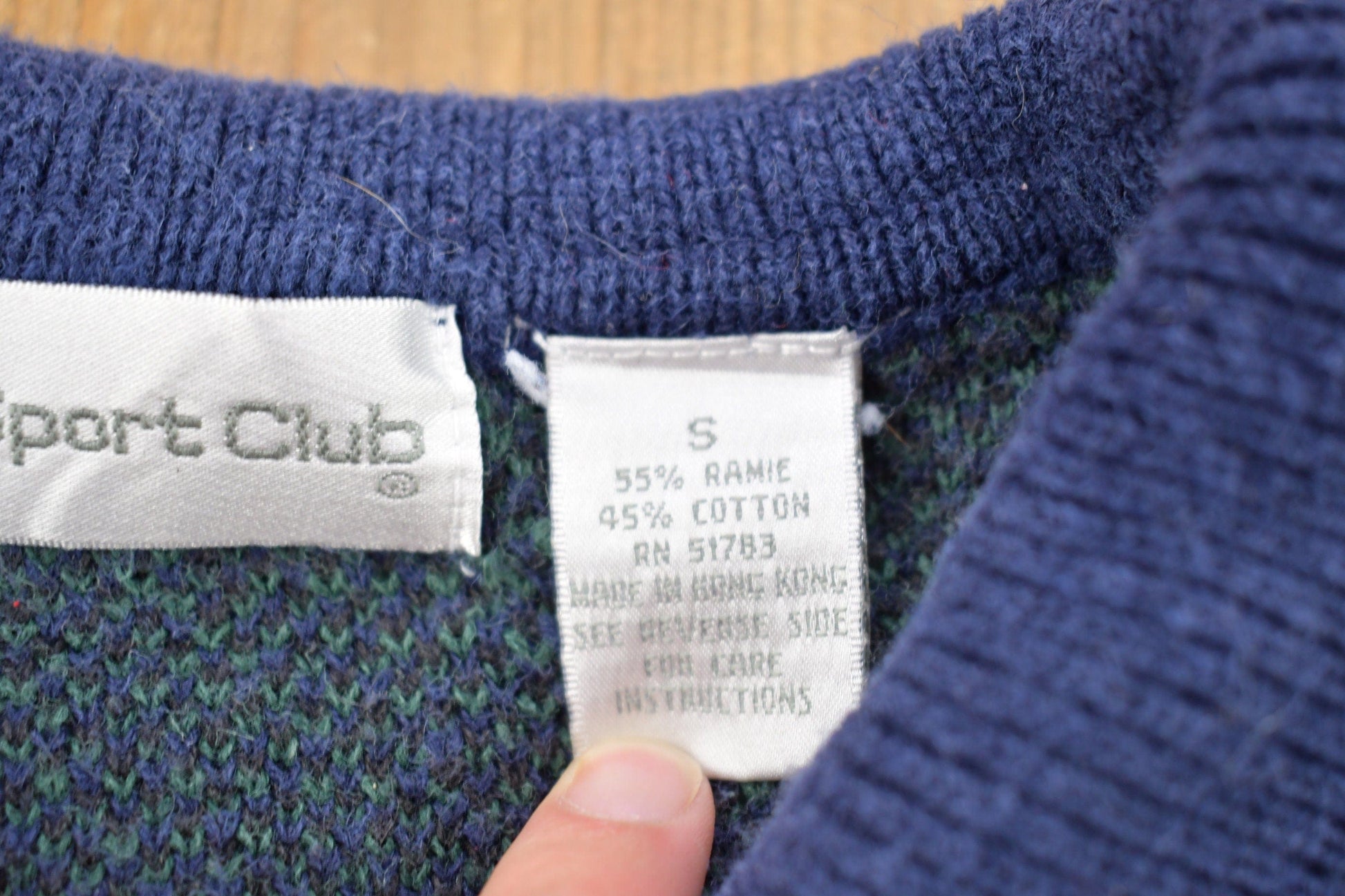 Vintage 1990s Plaid Knitted Button Up Collared Sweater Men's Small from propervintagecanada