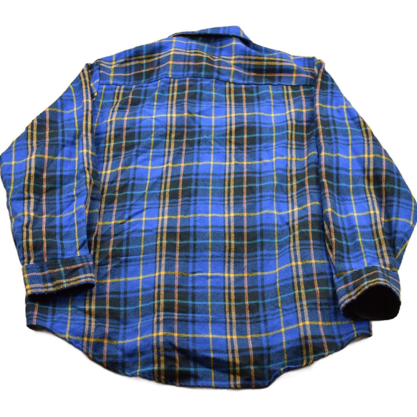Vintage 1990s Plaid Winter Flannel Button Up Shirt Men's XL from propervintagecanada