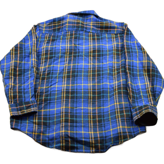 Vintage 1990s Plaid Winter Flannel Button Up Shirt Men's XL from propervintagecanada