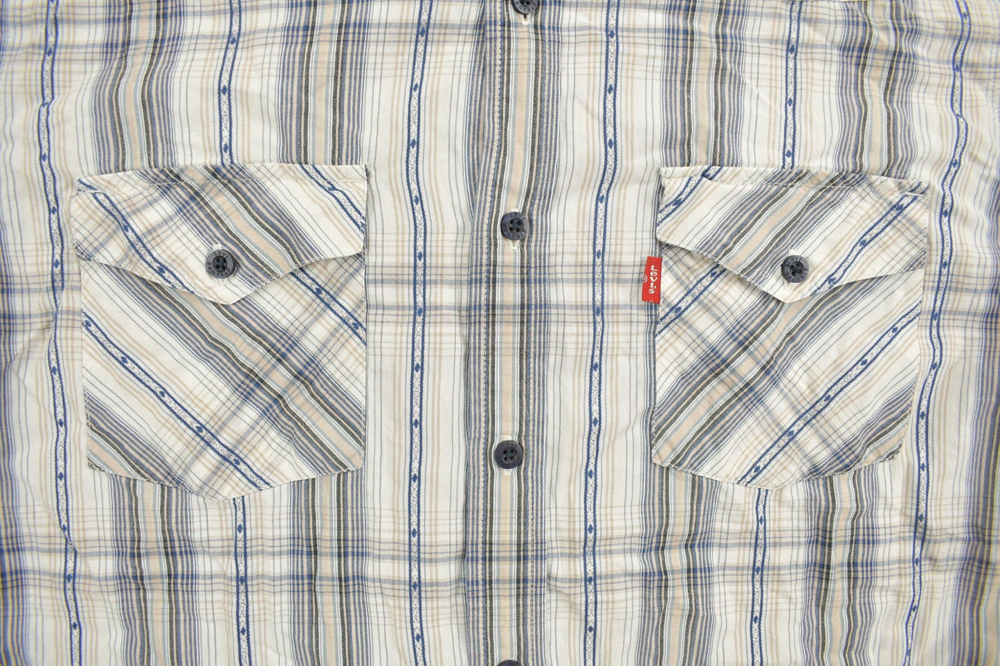 Vintage 1990s Plains Plaid Western Button Up Shirt Men's Medium from propervintagecanada