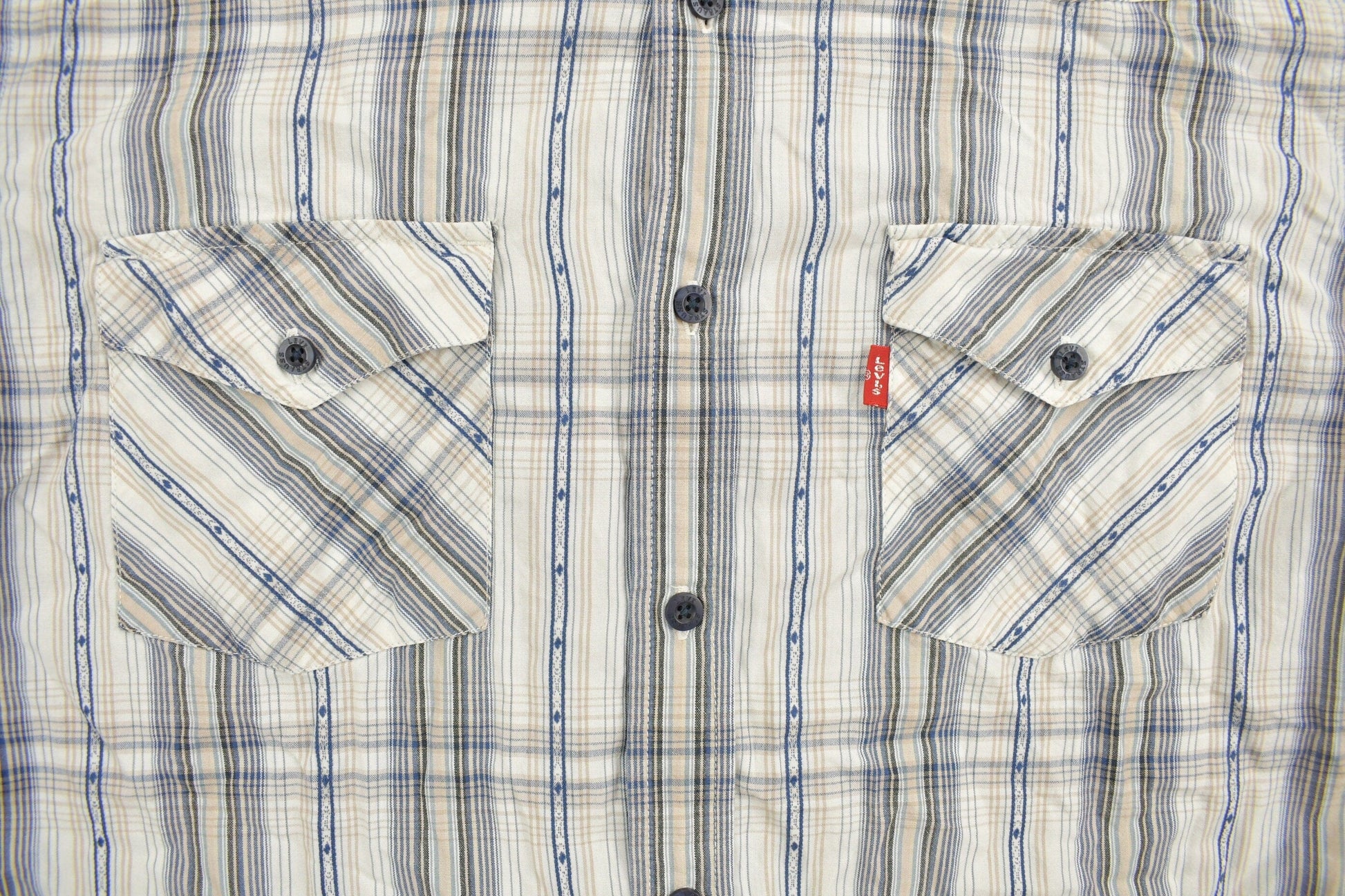 Vintage 1990s Plains Plaid Western Button Up Shirt Men's Medium from propervintagecanada