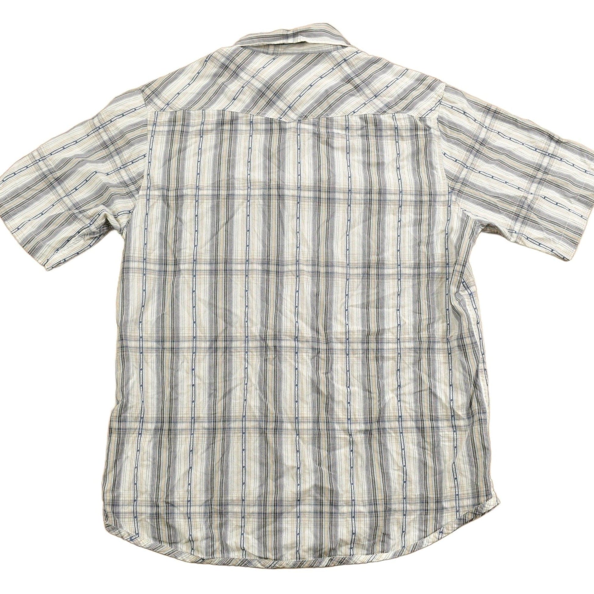 Vintage 1990s Plains Plaid Western Button Up Shirt Men's Medium from propervintagecanada