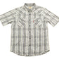Vintage 1990s Plains Plaid Western Button Up Shirt Men's Medium from propervintagecanada