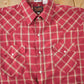 Vintage 1990s Plains Western Wear Plaid Button Up Shirt Men's Large Tall from propervintagecanada
