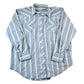 Vintage 1990s Plainsman For The Tall Man Striped Button Up Shirt Mens XL from propervintagecanada