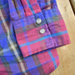Vintage 1990s Plainsman Western Striped Pearl Snap Shirt Mens XL from propervintagecanada