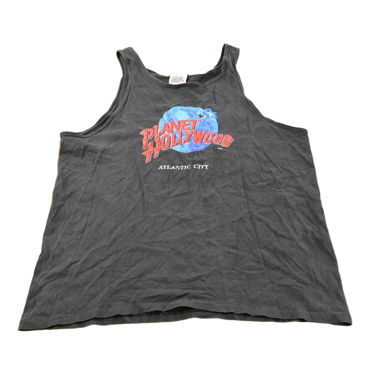 Vintage 1990s Planet Hollywood Atlantic City Souvenir Tank Top Mens L from propervintagecanada