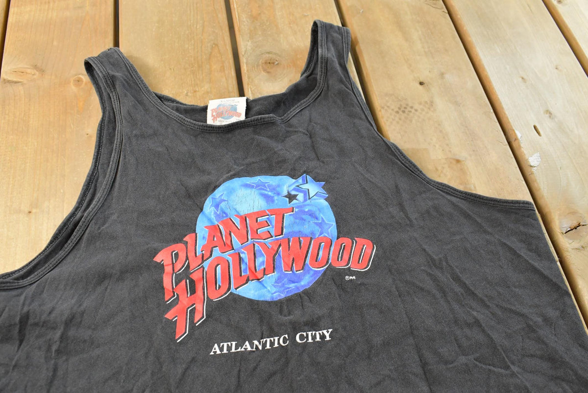 Vintage 1990s Planet Hollywood Atlantic City Souvenir Tank Top Mens L from propervintagecanada