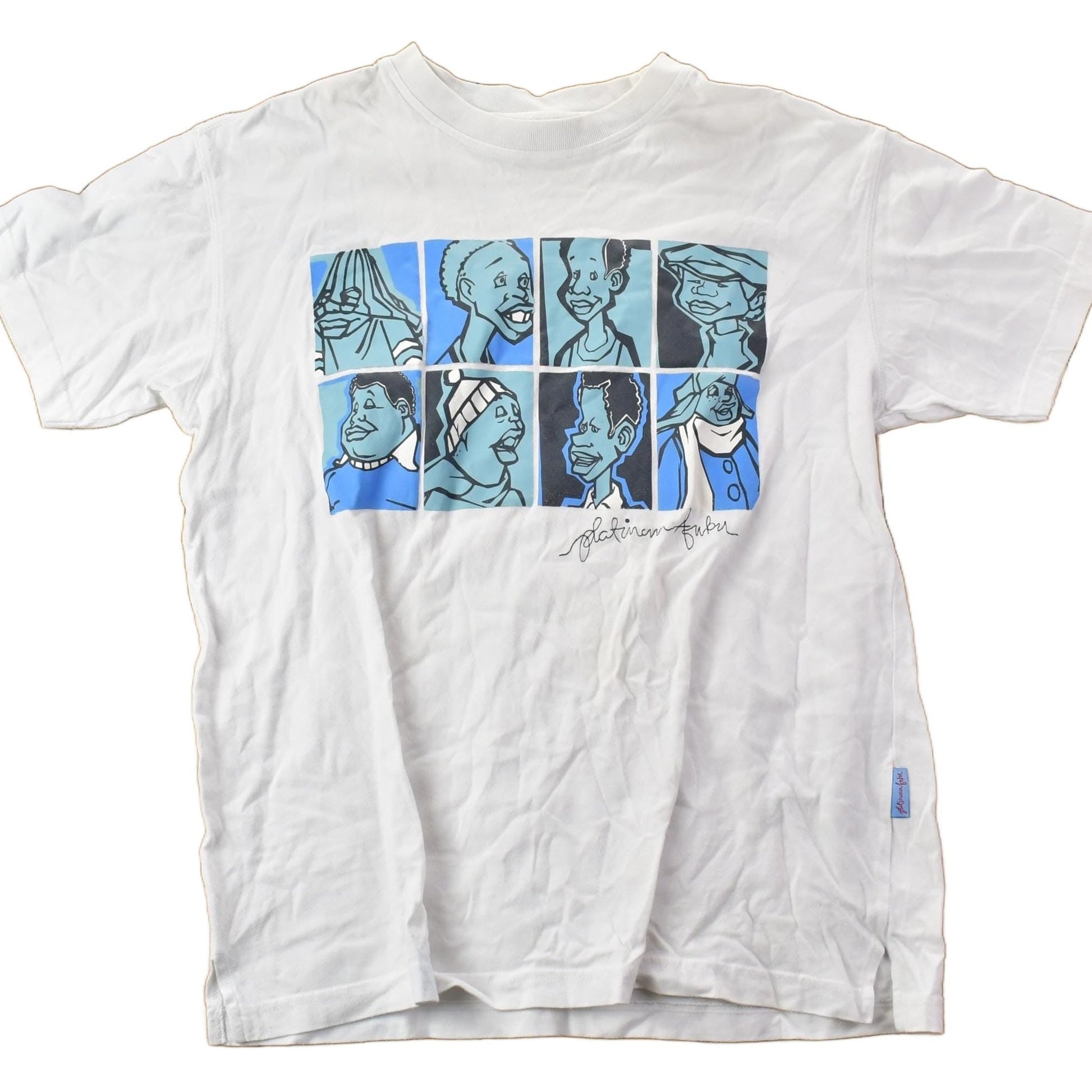 Vintage 1990s PLATINUM FUBU Graphic T-Shirt Men's Large from propervintagecanada
