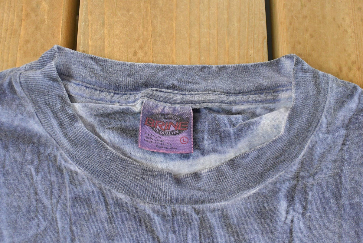 Vintage 1990s Play Brine Lacrosse Tie Dye T-Shirt Men's Large from propervintagecanada