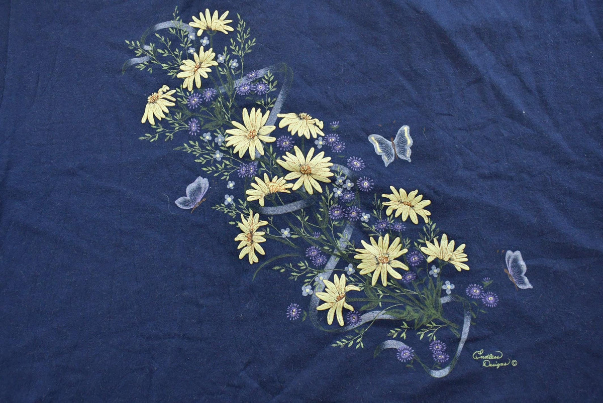 Vintage 1990s Pleasant Shade Floral T-Shirt Men's XL from propervintagecanada