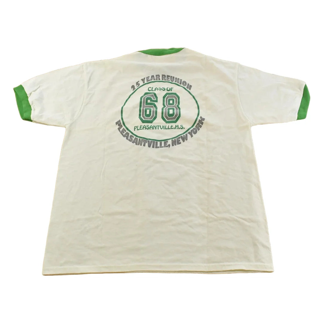 Vintage 1990s Pleasantville Panthers Collegiate Ringer T-Shirt Men's XL from propervintagecanada