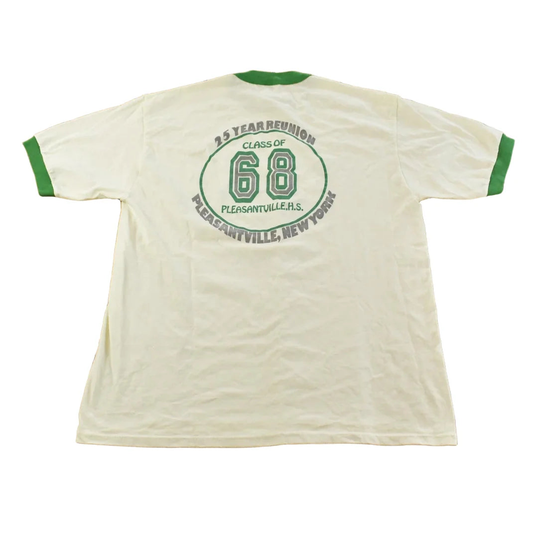Vintage 1990s Pleasantville Panthers Collegiate Ringer T-Shirt Men's XL from propervintagecanada