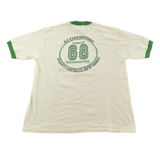 Vintage 1990s Pleasantville Panthers Collegiate Ringer T-Shirt Men's XL from propervintagecanada