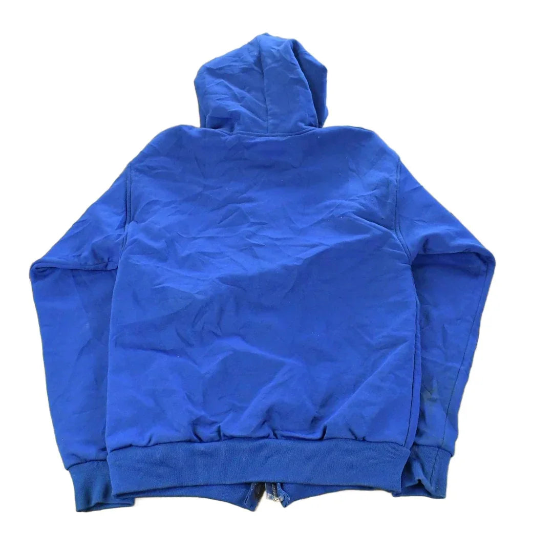 Vintage 1990s Pluma Blank Thermal Lined Full Zip Hoodie Men's Medium from propervintagecanada