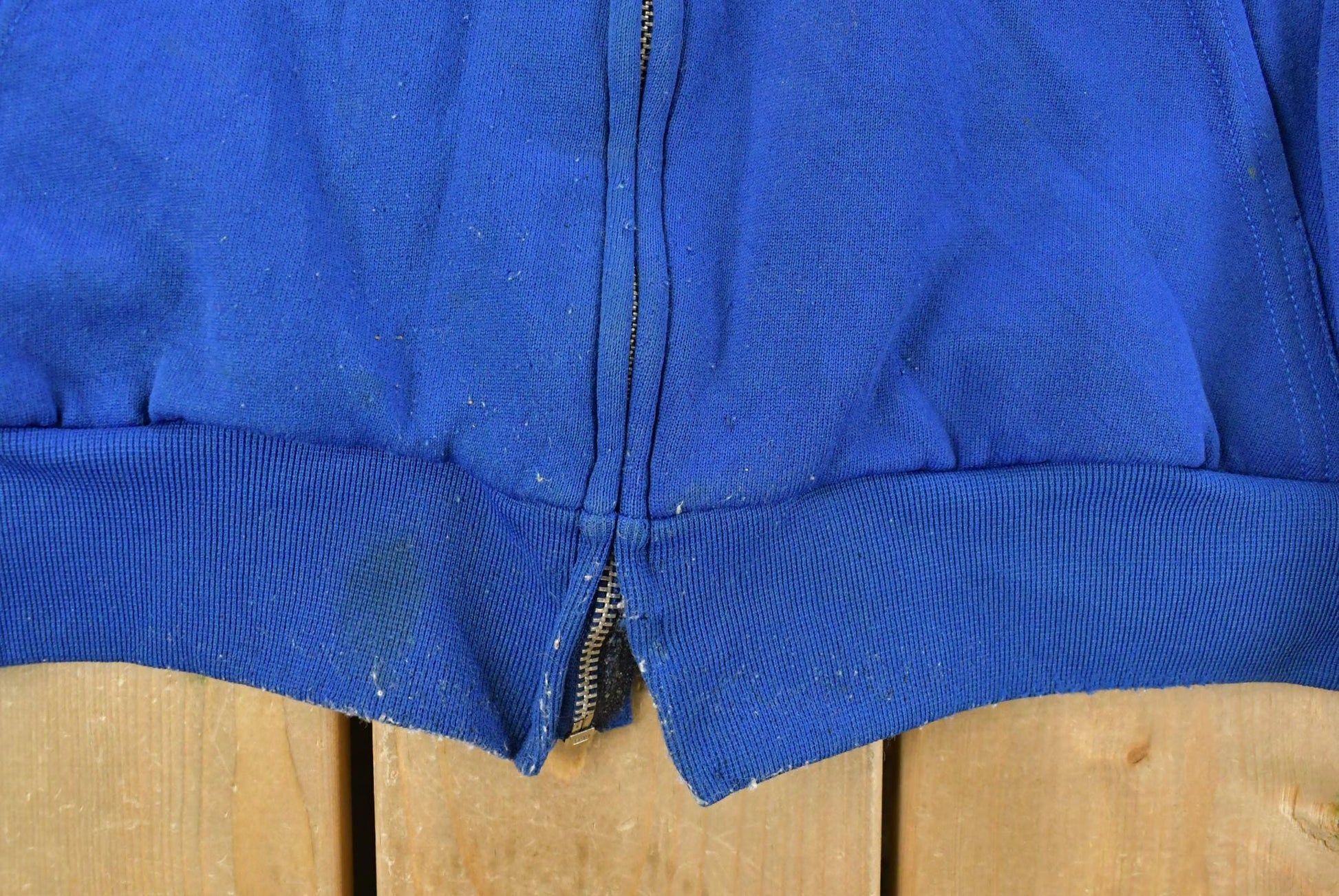 Vintage 1990s Pluma Blank Thermal Lined Full Zip Hoodie Men's Medium from propervintagecanada
