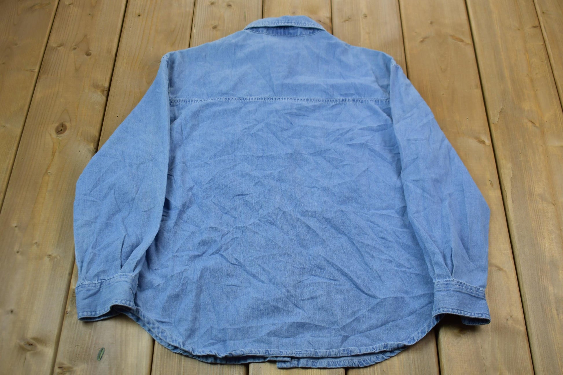 Vintage 1990s Poetic License Western Style Button Up Rodeo Shirt Men's Small from propervintagecanada