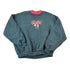 Vintage 1990s Poinsettia Double Collar Outdoorsman Crewneck Sweatshirt Men&