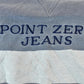 Vintage 1990s Point Zero Jeans Striped Colour Block Crewneck Sweatshirt Men's Medium from propervintagecanada