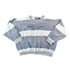 Vintage 1990s Point Zero Jeans Striped Colour Block Crewneck Sweatshirt Men&