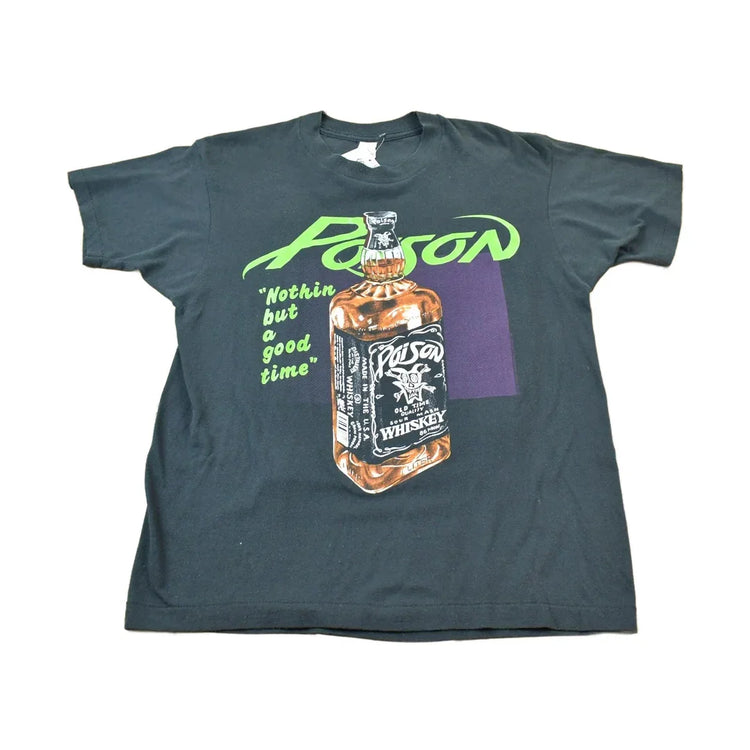 Vintage 1990s Poison Nothin But A Good Time Graphic Band T-Shirt Men's Medium from propervintagecanada