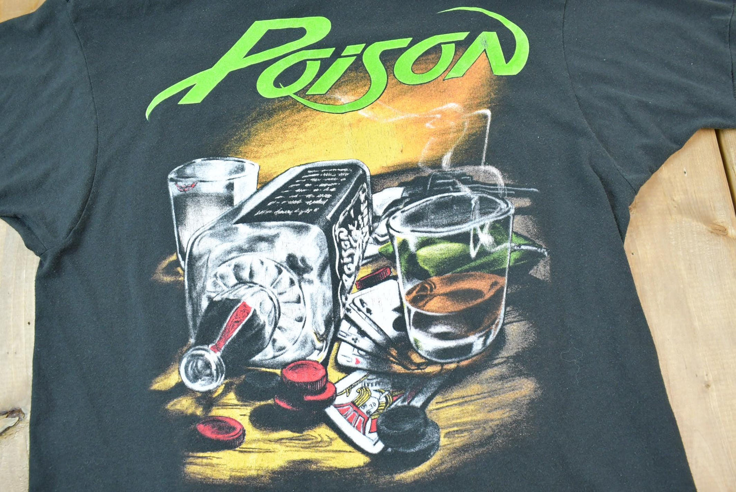 Vintage 1990s Poison Nothin But A Good Time Graphic Band T-Shirt Men's Medium from propervintagecanada