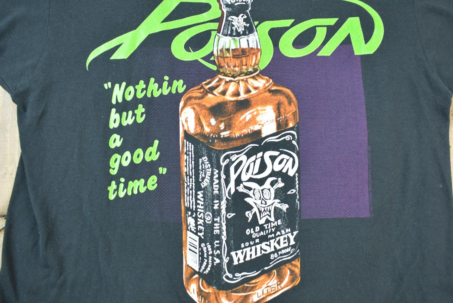 Vintage 1990s Poison Nothin But A Good Time Graphic Band T-Shirt Men's Medium from propervintagecanada