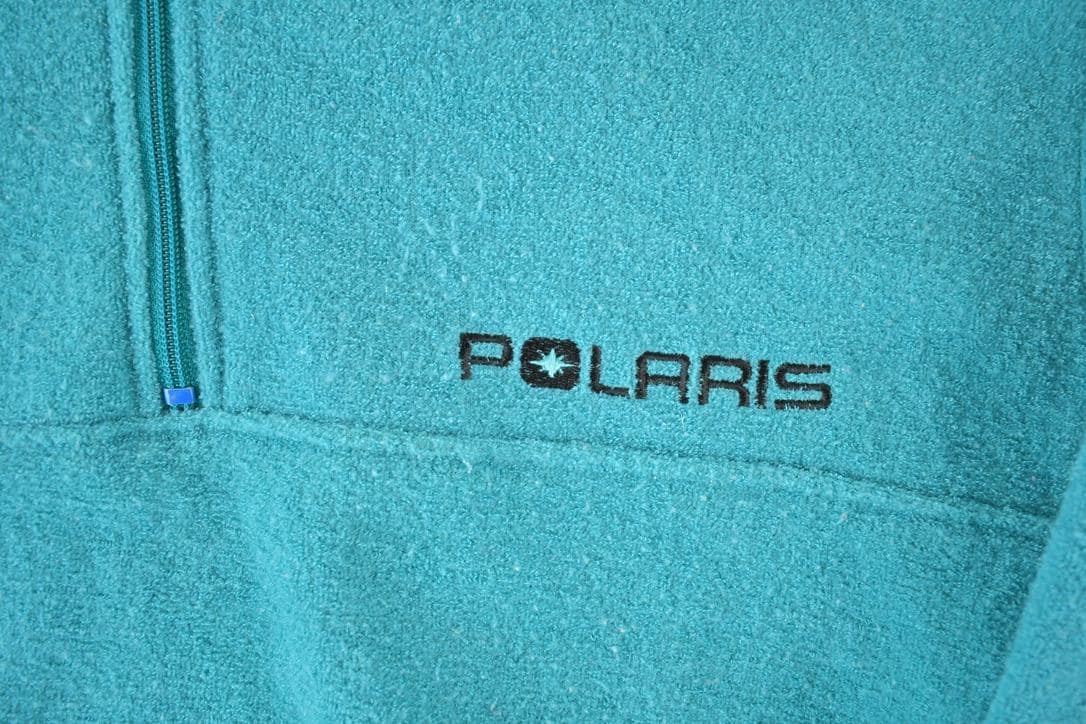 Vintage 1990s Polaris Fleece Outdoorsman Hoodie Sweater Men's Large from propervintagecanada
