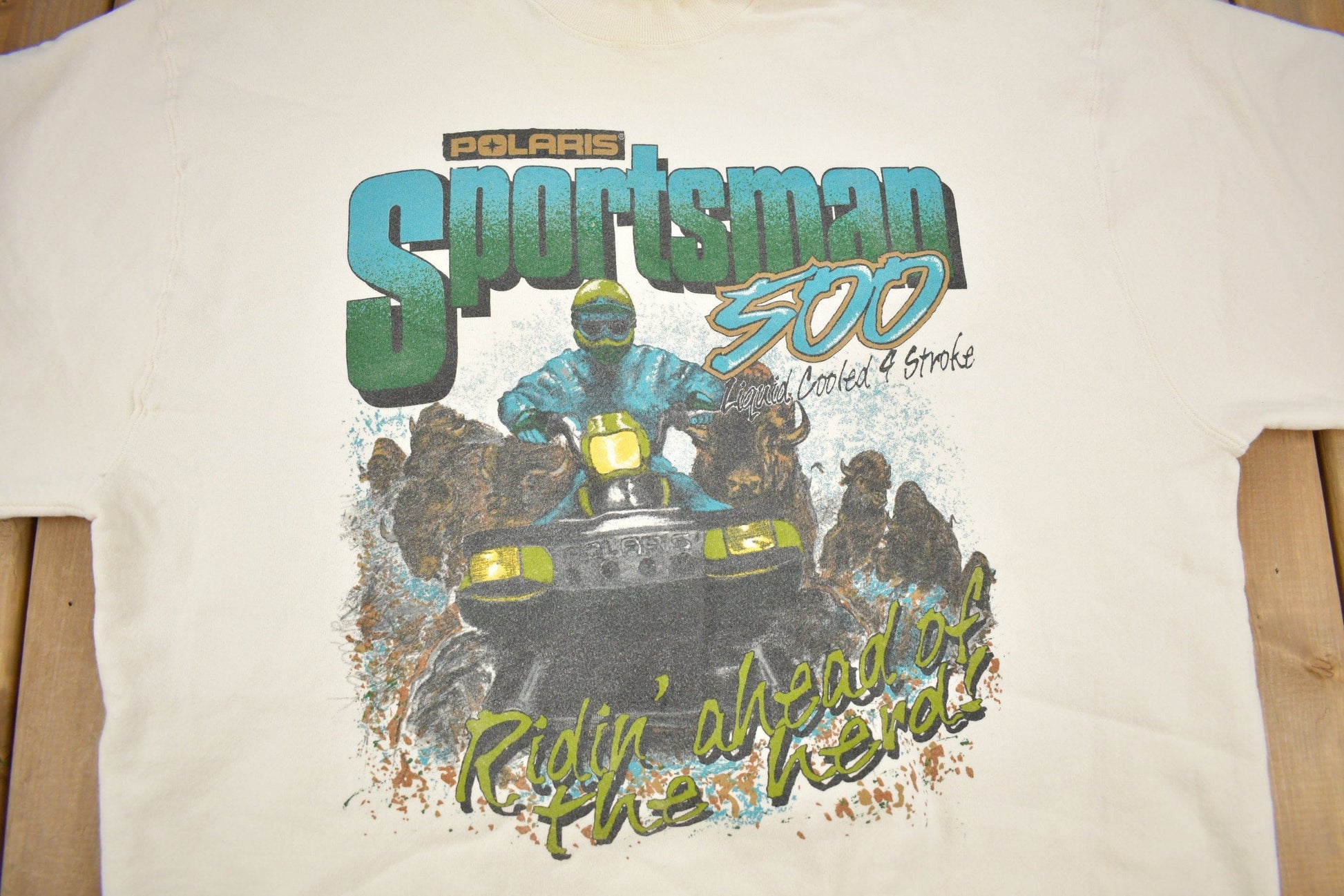 Vintage 1990s Polaris Sportsman 500 Crewneck Sweatshirt Men's XL from propervintagecanada