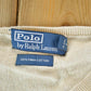 Vintage 1990s Polo By Ralph Lauren 100% Pima Cotton Knit Tan Crewneck Sweater Men's XL from propervintagecanada
