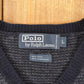 Vintage 1990s Polo By Ralph Lauren Abstract Wool Knit V Neck Sweater Vest Mens L from propervintagecanada