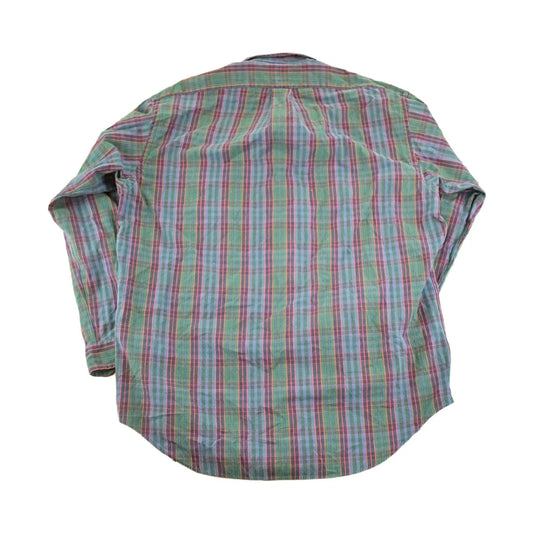 Vintage 1990s Polo By Ralph Lauren Blaire Plaid Button Up Shirt Men's XL from propervintagecanada