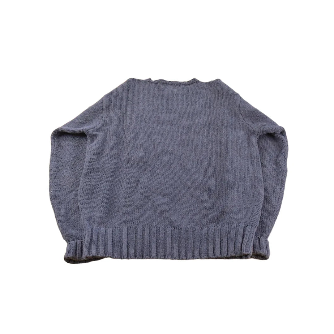 Vintage 1990s Polo By Ralph Lauren Chunky Knit Crewneck Sweater Mens S from propervintagecanada