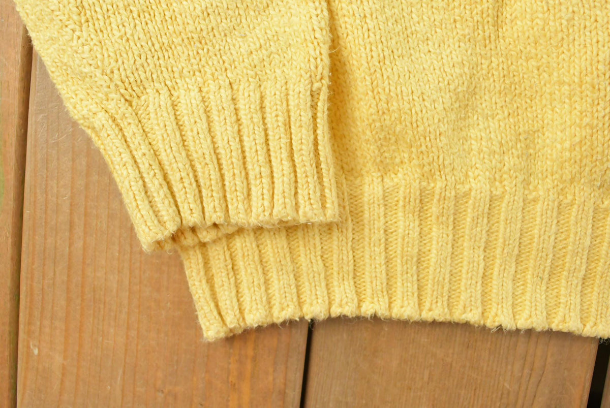 Vintage 1990s Polo By Ralph Lauren Chunky Knit Crewneck Sweater Mens XL from propervintagecanada