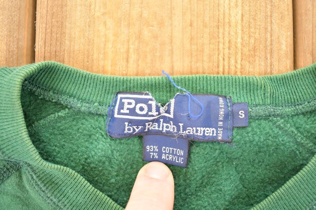 Vintage 1990s Polo By Ralph Lauren Crewneck Sweatshirt Men's S from propervintagecanada