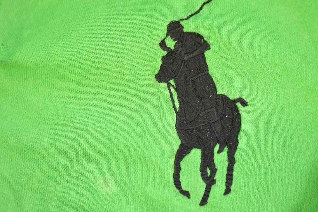 Vintage 1990s Polo By Ralph Lauren Embroidered Hoodie Sweatshirt Youth L from propervintagecanada