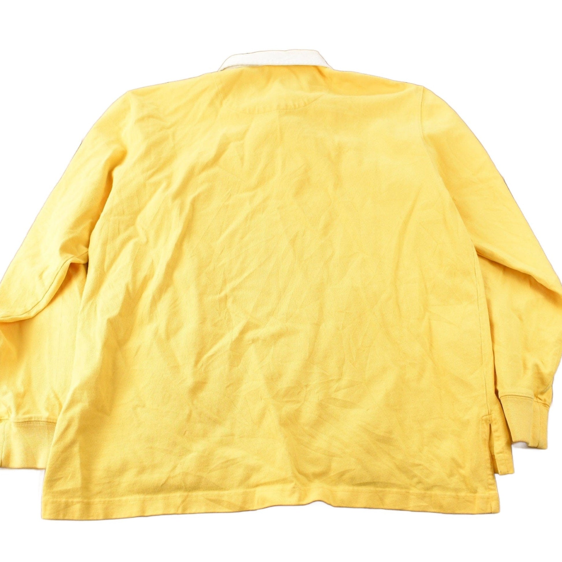 Vintage 1990s Polo By Ralph Lauren Embroidered Small Pony Rugby Sweater from propervintagecanada