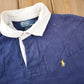 Vintage 1990s Polo By Ralph Lauren Embroidered Small Pony Rugby Sweater Size XL from propervintagecanada