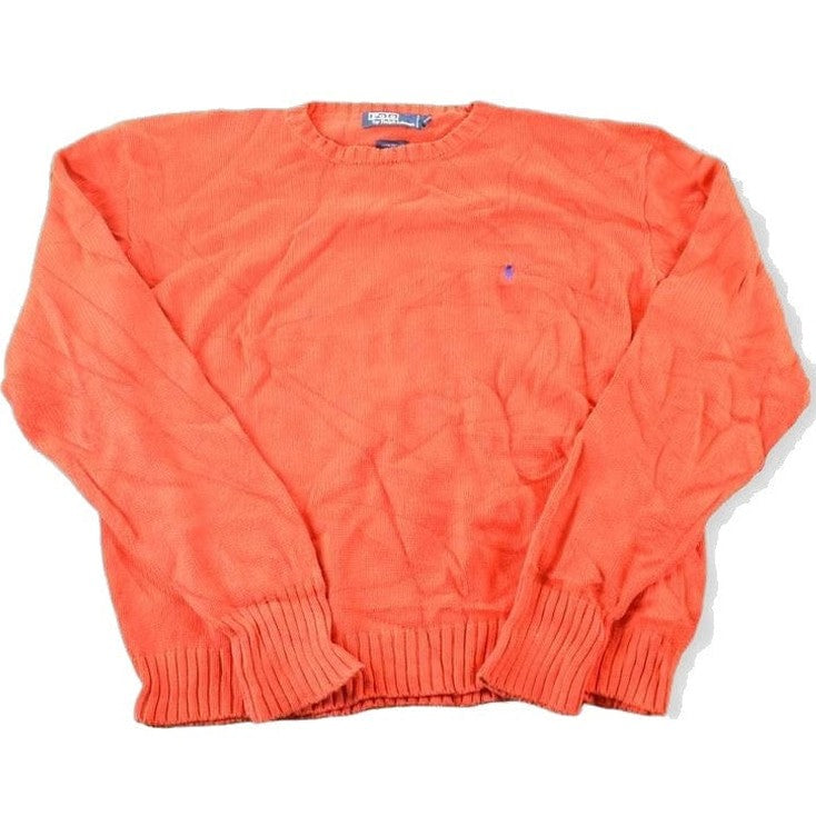 Vintage 1990s Polo By Ralph Lauren Knit Crewneck Sweater Mens XL